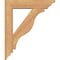 Ekena Millwork Funston Traditional Smooth Bracket w/ Offset Brace, Western Red Cedar, 5 1/2"W x 22"D x 26"H BKT0604X22X26FST01SWR - alternate 2